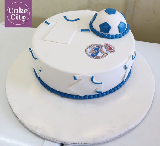 Blue Football Sports Cake in Lahore