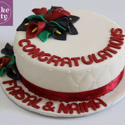Multi Color Roses Birthday Cake in Lahore