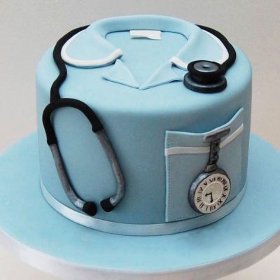 Blue Shirt Medical Cake in Lahore