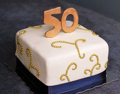 50 Years Dad Birthday Cake