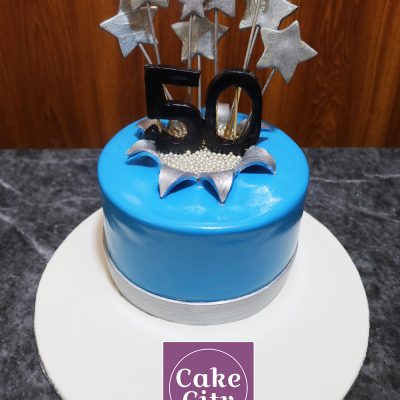 50 Years Birthday Cake