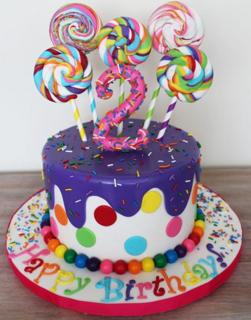 Candyland Kids Birthday Cake