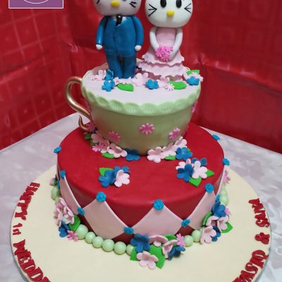 Catty CoupleCatty Couple Anniversary Cake Anniversary Cake