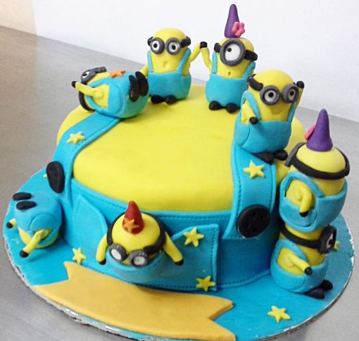 Minions Fun Kids Birthday Cake