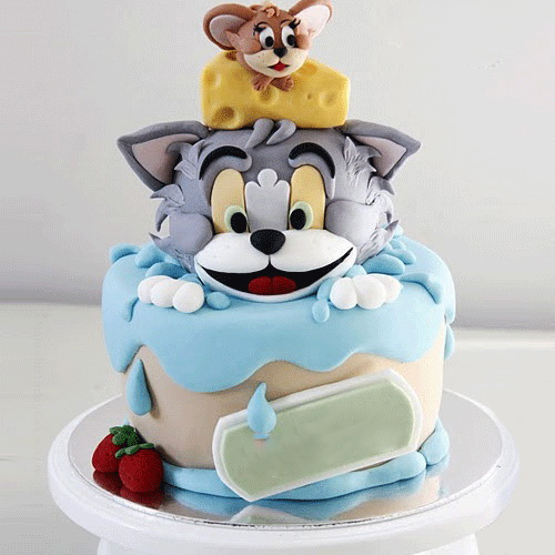 Tom Jerry Kids Birthday Cake